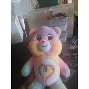 Care Bears Togetherness Bear Plush. Stuffed Toy. Rainbow Color.
